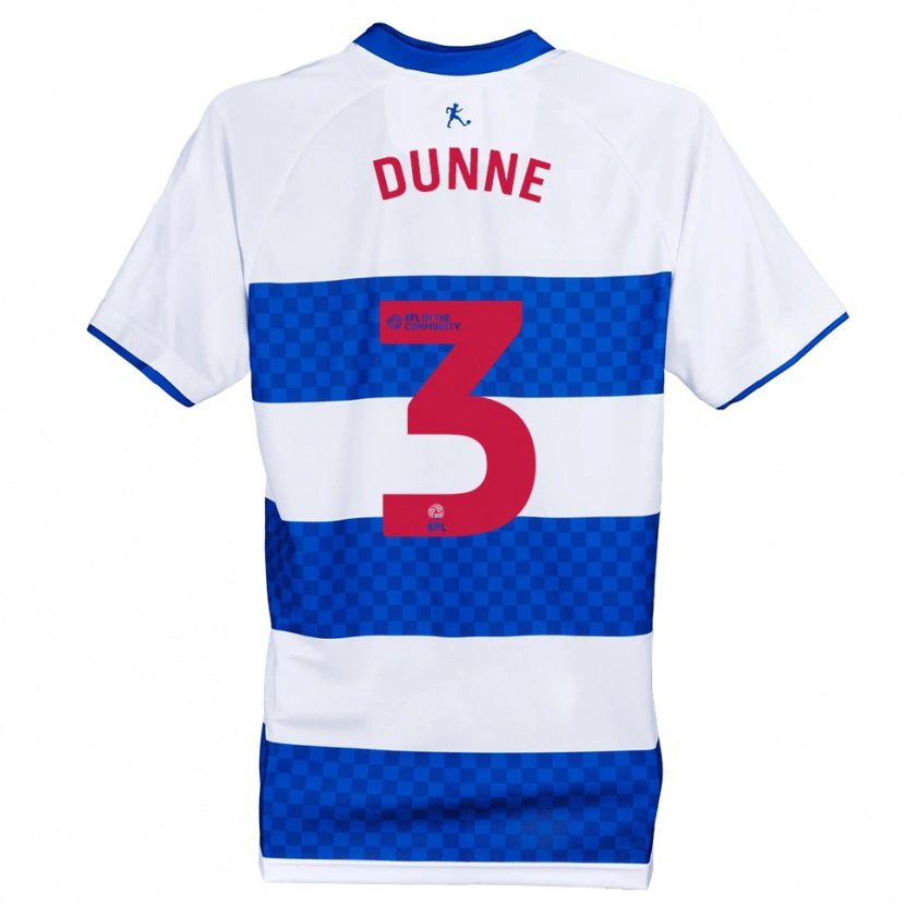 Danxen Donna Maglia Jimmy Dunne #3 Blu Bianco Kit Gara Home 2025/26 Maglietta