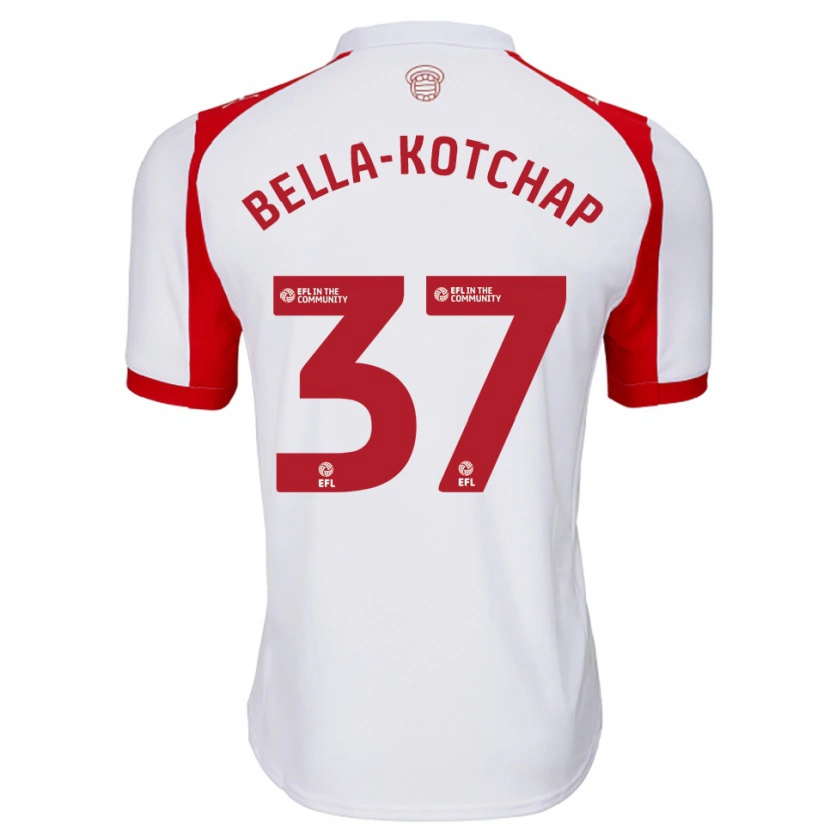 Danxen Donna Maglia Armel Bella-Kotchap #37 Bianco Rosso Kit Gara Home 2025/26 Maglietta