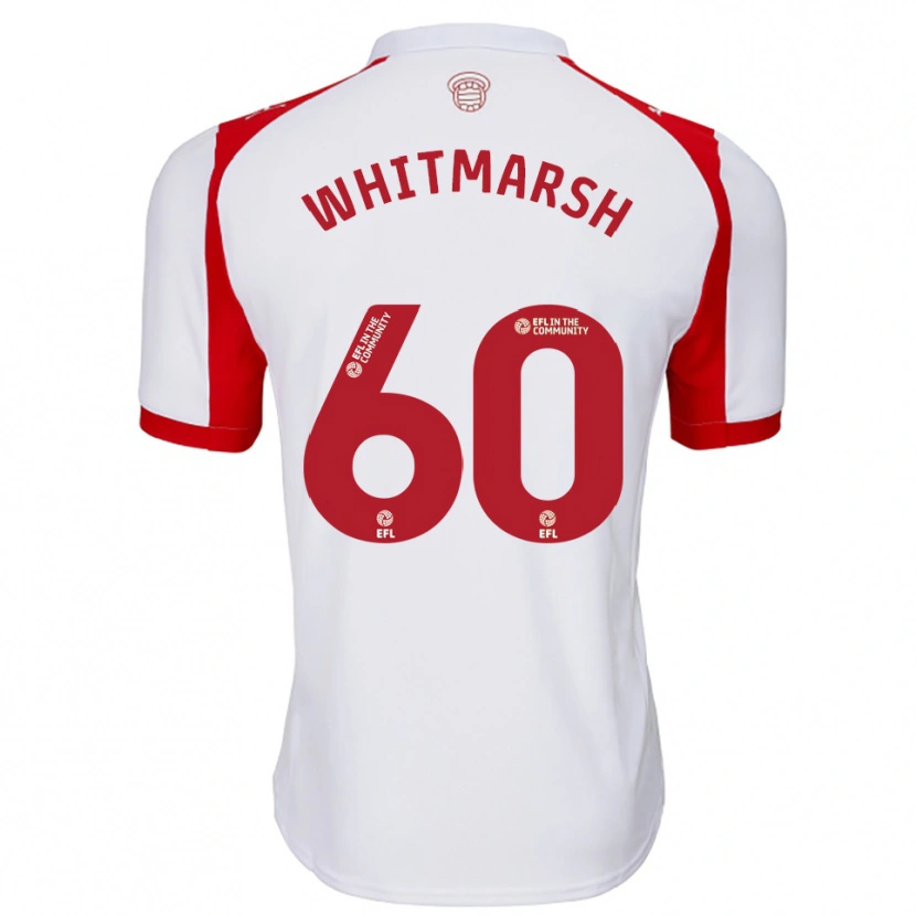 Danxen Donna Maglia Joe O'brien-Whitmarsh #60 Bianco Rosso Kit Gara Home 2025/26 Maglietta