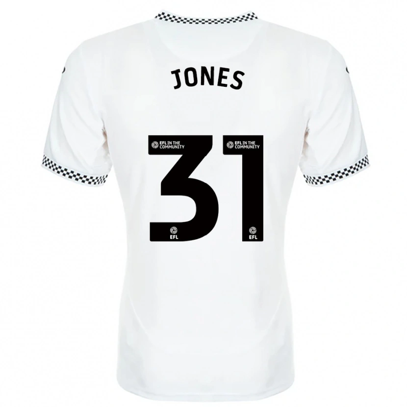 Danxen Donna Maglia Verity Jones #31 Bianco Arancione Kit Gara Home 2025/26 Maglietta