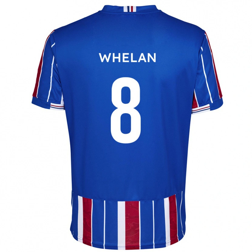 Danxen Donna Maglia Callum Whelan #8 Blu Rosso Bianco Kit Gara Home 2025/26 Maglietta