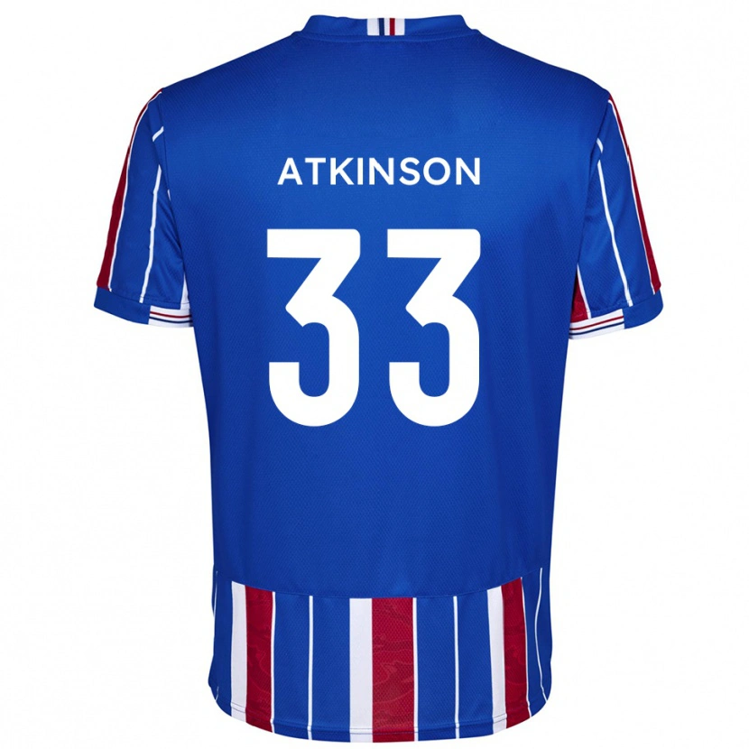 Danxen Donna Maglia Hayden Atkinson #33 Blu Rosso Bianco Kit Gara Home 2025/26 Maglietta