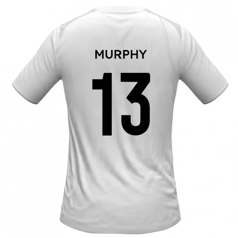 Danxen Donna Maglia Jude Murphy #13 Bianco Grigio Kit Gara Home 2025/26 Maglietta