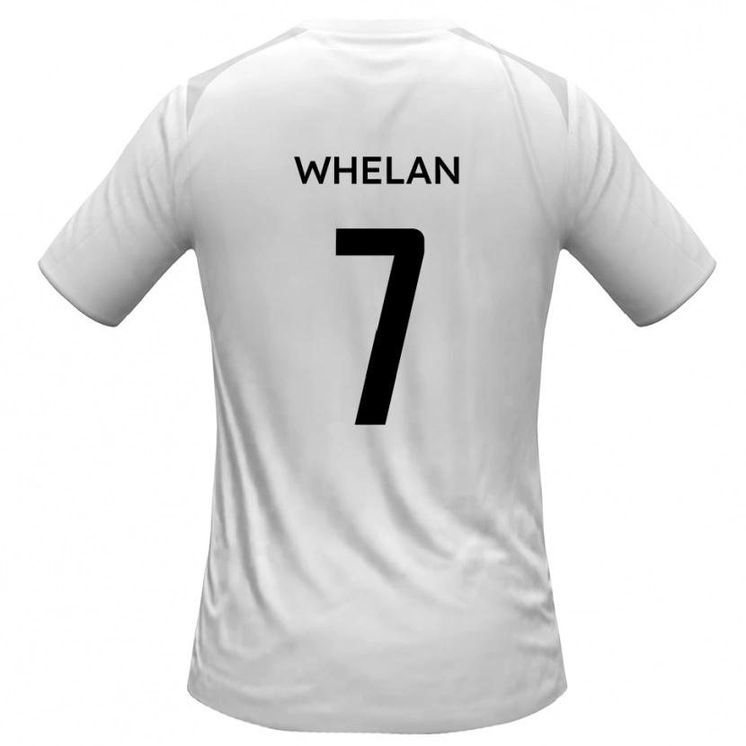 Danxen Donna Maglia Tom Whelan #7 Bianco Grigio Kit Gara Home 2025/26 Maglietta
