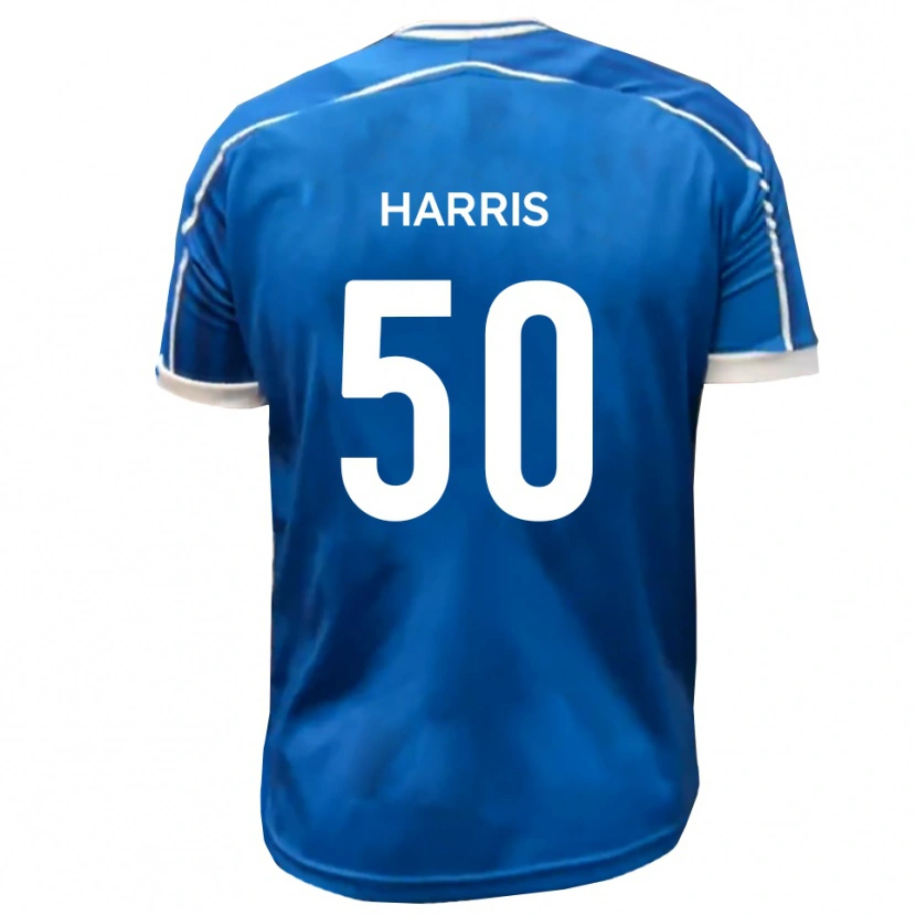 Danxen Donna Maglia Archie Harris #50 Blu Bianco Kit Gara Home 2025/26 Maglietta