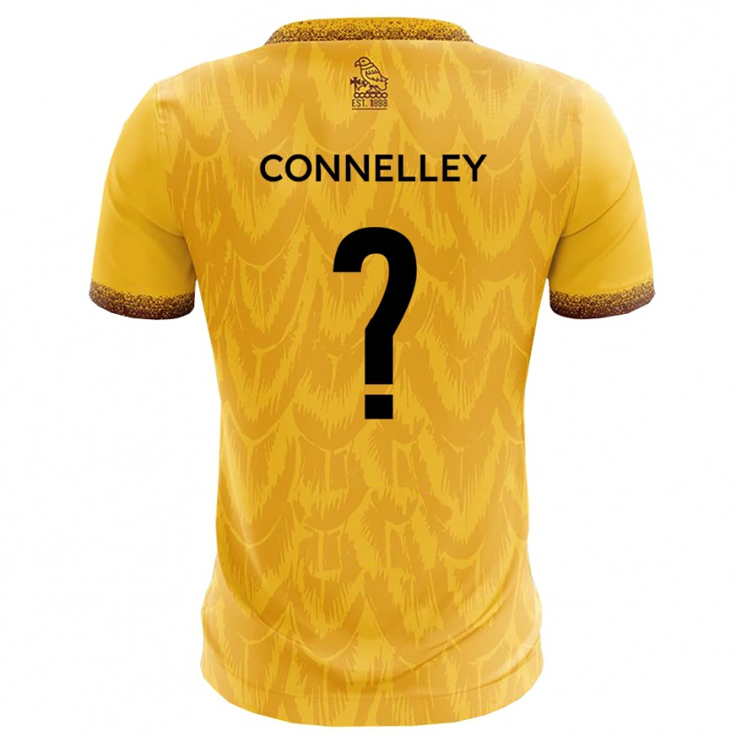 Danxen Donna Maglia Chloe Connelley #0 Giallo Marrone Kit Gara Home 2025/26 Maglietta
