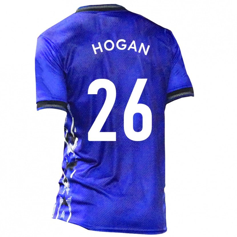 Danxen Donna Maglia Liam Hogan #26 Blu Bianco Kit Gara Home 2025/26 Maglietta