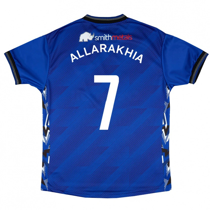 Danxen Donna Maglia Tarryn Allarakhia #7 Blu Bianco Kit Gara Home 2025/26 Maglietta