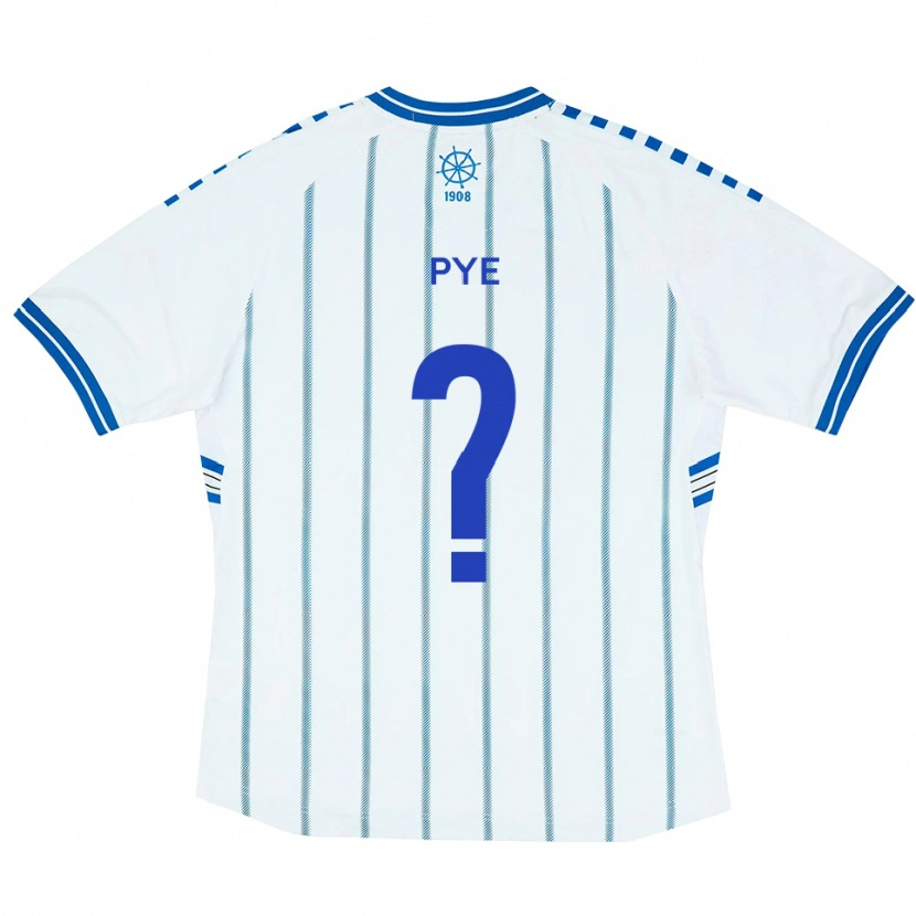 Danxen Donna Maglia Jade Pye #0 Bianco Blu Kit Gara Home 2025/26 Maglietta