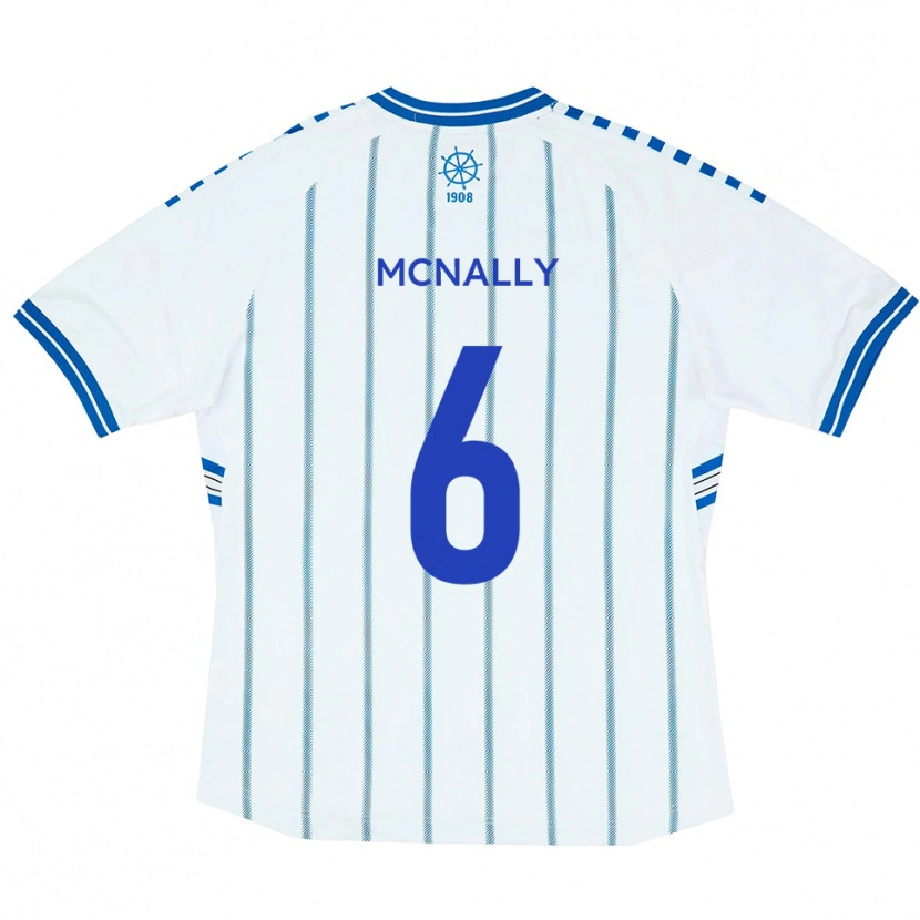 Danxen Donna Maglia Reiss Mcnally #6 Bianco Blu Kit Gara Home 2025/26 Maglietta