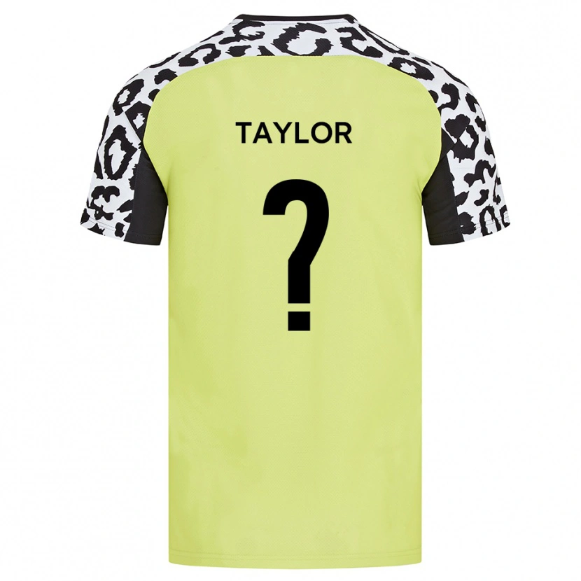 Danxen Donna Maglia Victoria Taylor #0 Giallo Fluorescente Kit Gara Home 2025/26 Maglietta