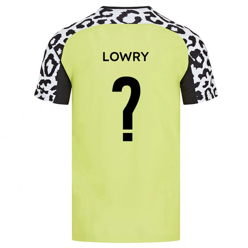 Danxen Donna Maglia Alisha Lowry #0 Giallo Fluorescente Kit Gara Home 2025/26 Maglietta