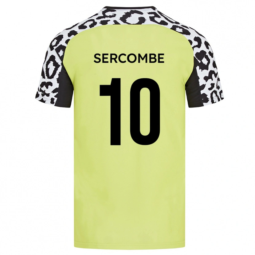 Danxen Donna Maglia Liam Sercombe #10 Giallo Fluorescente Kit Gara Home 2025/26 Maglietta
