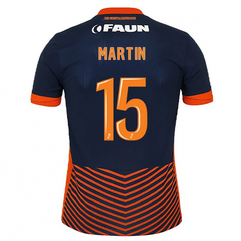 Danxen Donna Maglia Gabriel Martin #15 Blu Mezzanotte Arancione Kit Gara Home 2025/26 Maglietta