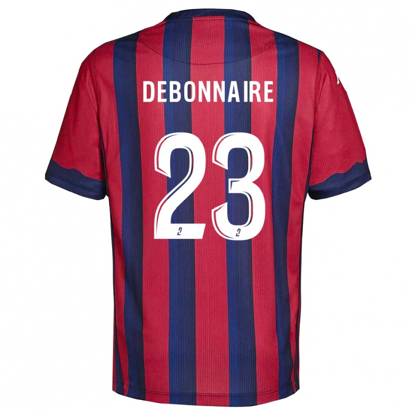 Danxen Donna Maglia Jalane Debonnaire #23 Bordeaux Blu Marino Kit Gara Home 2025/26 Maglietta