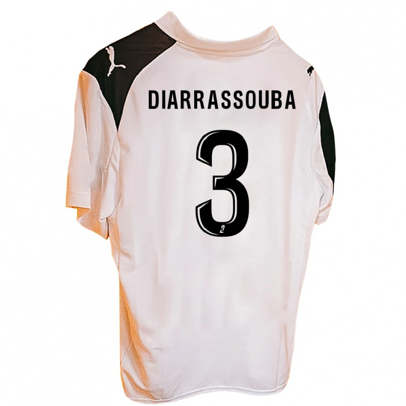 Danxen Donna Maglia Corneille Diarrassouba #3 Nero Bianco Kit Gara Home 2025/26 Maglietta