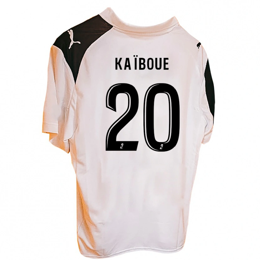 Danxen Donna Maglia Kylian Kaïboue #20 Nero Bianco Kit Gara Home 2025/26 Maglietta