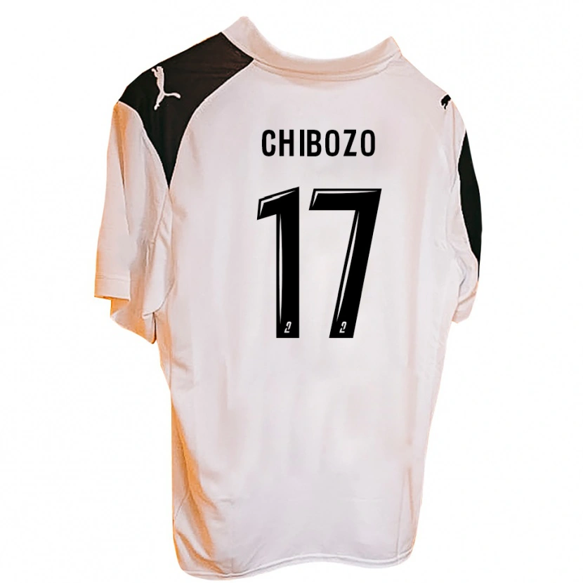 Danxen Donna Maglia Josué Chibozo #17 Nero Bianco Kit Gara Home 2025/26 Maglietta