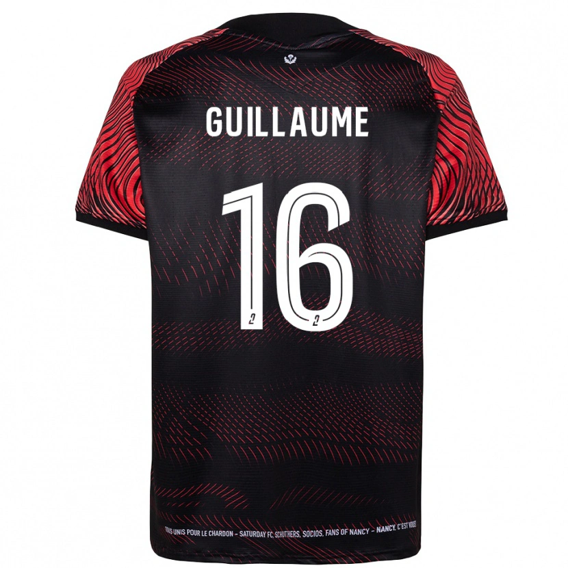 Danxen Donna Maglia Théo Guillaume #16 Bianco Rosso Kit Gara Home 2025/26 Maglietta