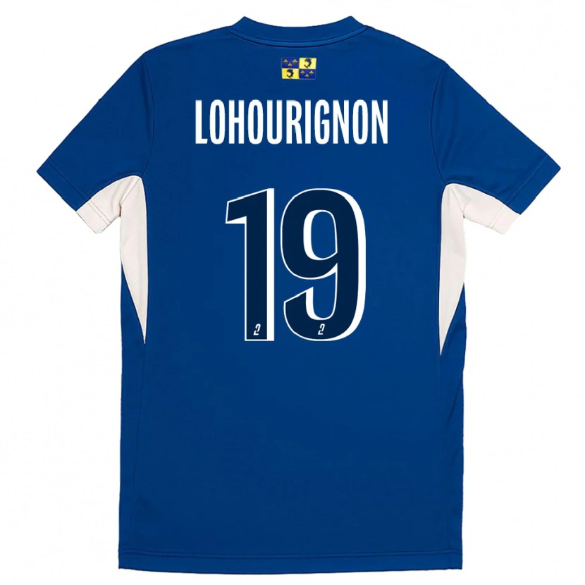 Danxen Donna Maglia Ndeye Lohourignon #19 Blu Blu Marino Kit Gara Home 2025/26 Maglietta