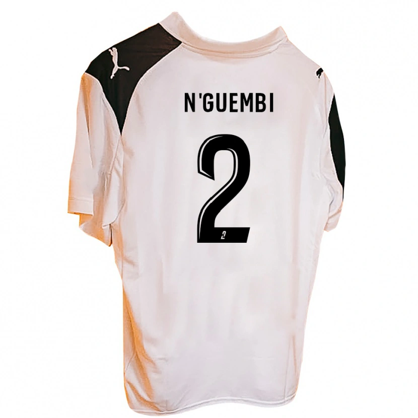 Danxen Donna Maglia Gabriel N'guembi #2 Arancione Nero Kit Gara Home 2025/26 Maglietta