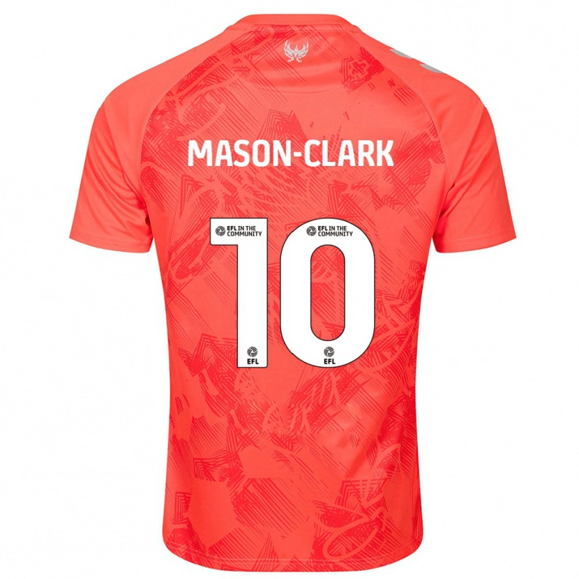 Danxen Donna Maglia Ephron Mason-Clark #10 Arancione Bianco Kit Gara Away 2025/26 Maglietta