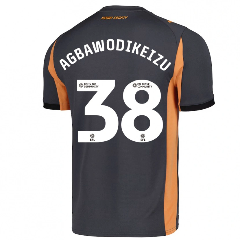 Danxen Donna Maglia Charles Ebuka Agbawodikeizu #38 Grigio Arancione Nero Kit Gara Away 2025/26 Maglietta