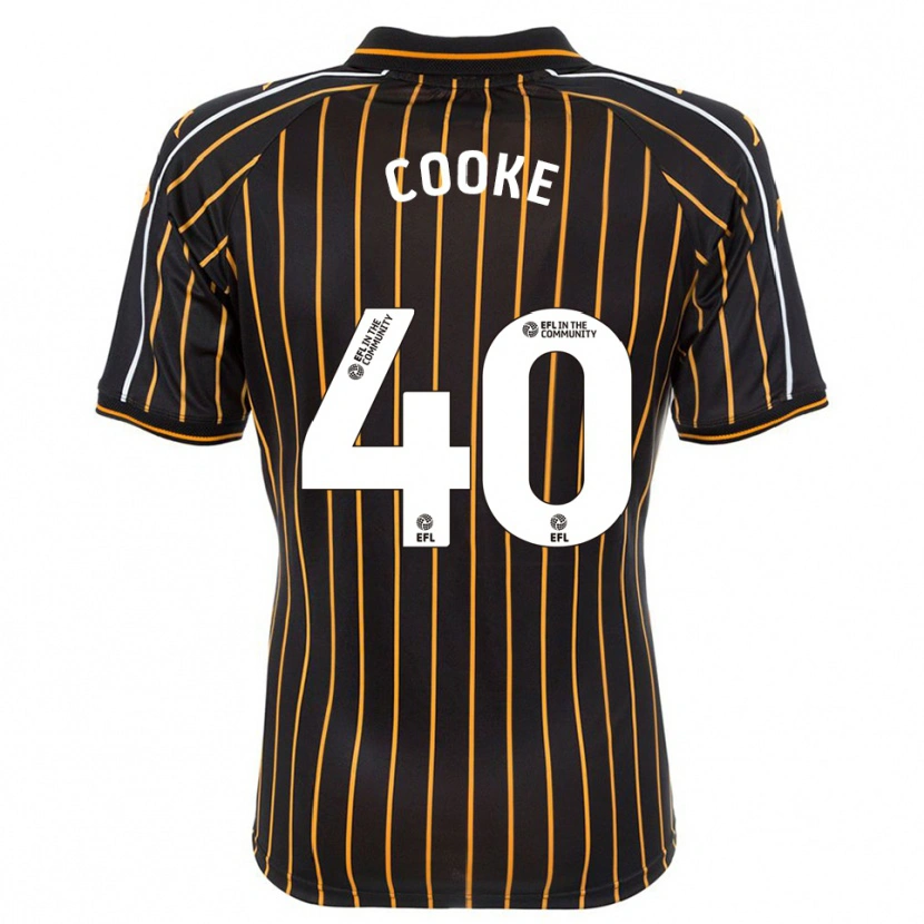 Danxen Donna Maglia Megan Cooke #40 Bianco Nero Kit Gara Away 2025/26 Maglietta