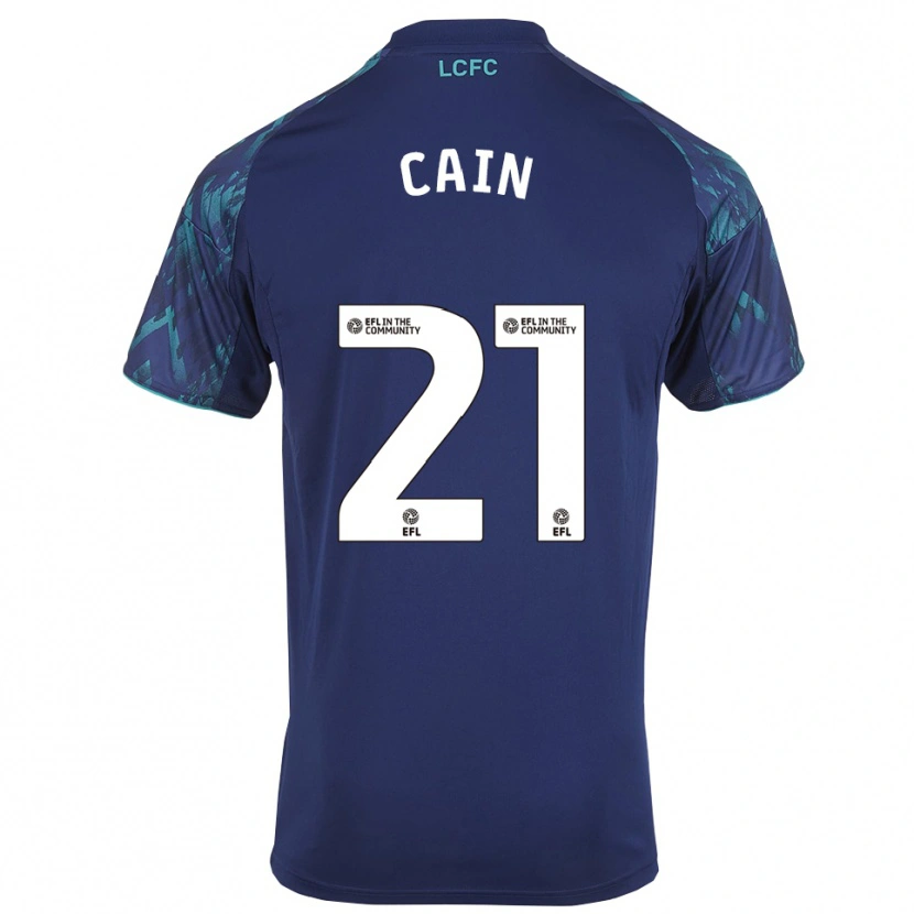 Danxen Donna Maglia Hannah Cain #21 Blu Marino Verde Bianco Kit Gara Away 2025/26 Maglietta