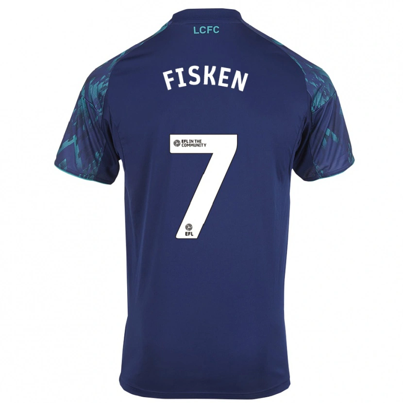 Danxen Donna Maglia Alfie Fisken #7 Blu Marino Verde Bianco Kit Gara Away 2025/26 Maglietta