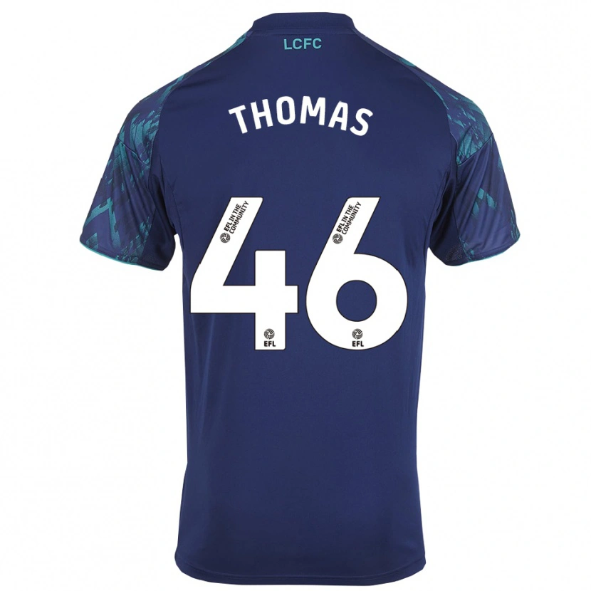 Danxen Donna Maglia Silko Thomas #46 Blu Marino Verde Bianco Kit Gara Away 2025/26 Maglietta