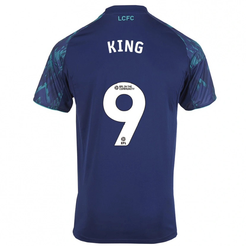 Danxen Donna Maglia Josh King #9 Blu Marino Verde Bianco Kit Gara Away 2025/26 Maglietta