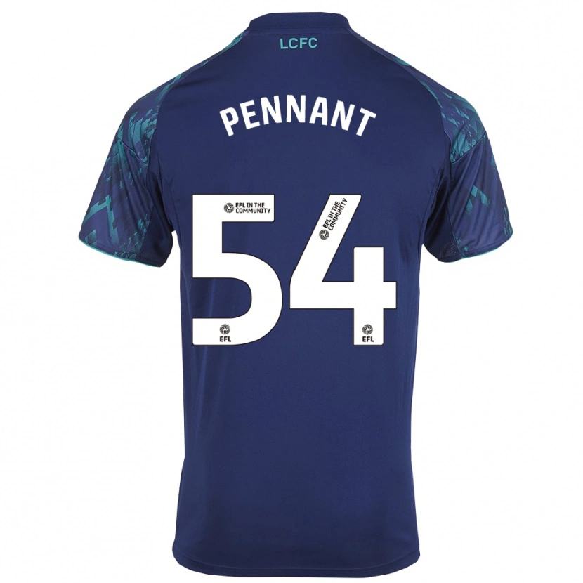 Danxen Donna Maglia Kian Pennant #54 Blu Marino Verde Bianco Kit Gara Away 2025/26 Maglietta