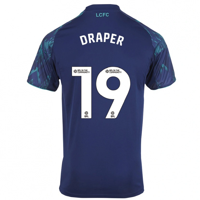 Danxen Donna Maglia Denny Draper #19 Blu Marino Verde Bianco Kit Gara Away 2025/26 Maglietta