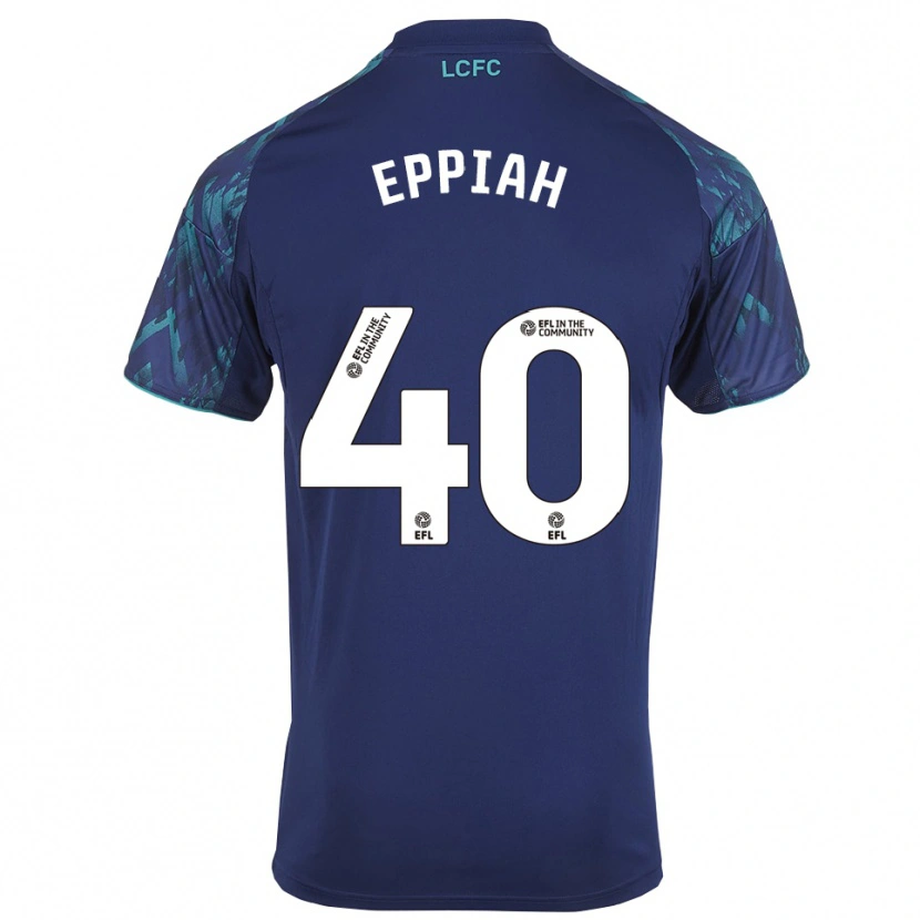 Danxen Donna Maglia Josh Eppiah #40 Blu Marino Verde Bianco Kit Gara Away 2025/26 Maglietta