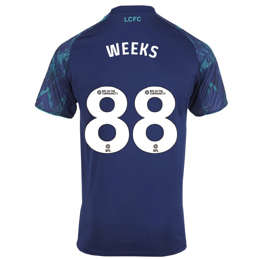 Danxen Donna Maglia Tyler Weeks #88 Blu Marino Verde Bianco Kit Gara Away 2025/26 Maglietta
