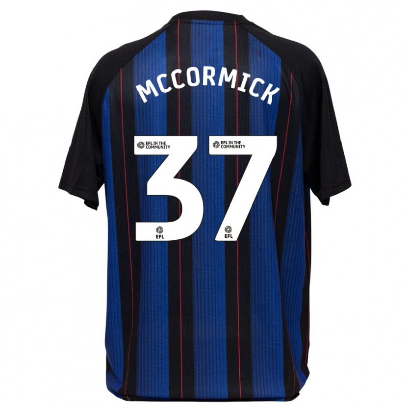 Danxen Donna Maglia George Mccormick #37 Blu Nero Kit Gara Away 2025/26 Maglietta