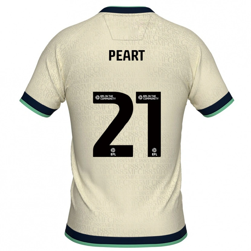 Danxen Donna Maglia Kalani Peart #21 Champagne Blu Marino Kit Gara Away 2025/26 Maglietta