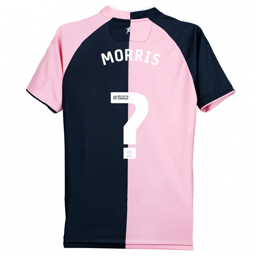 Danxen Donna Maglia Abbie Morris #0 Rosa Nero Kit Gara Away 2025/26 Maglietta