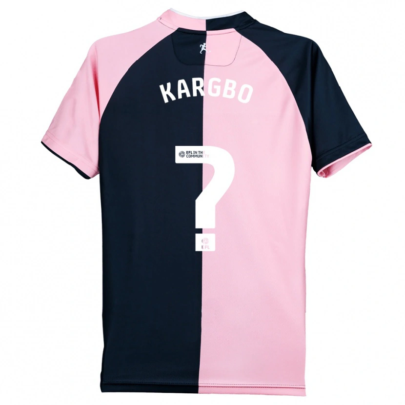 Danxen Donna Maglia Hamzad Kargbo #0 Rosa Nero Kit Gara Away 2025/26 Maglietta