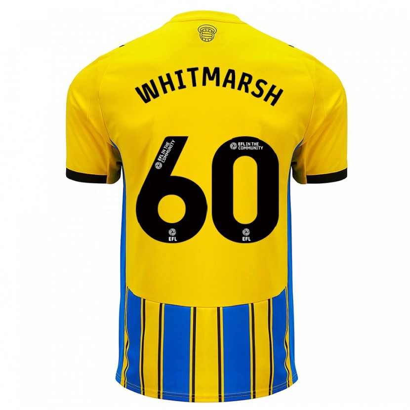 Danxen Donna Maglia Joe O'brien-Whitmarsh #60 Blu Giallo Kit Gara Away 2025/26 Maglietta