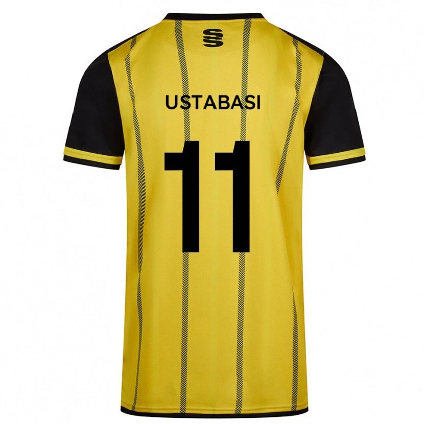 Danxen Donna Maglia Jonathan Ustabasi #11 Giallo Nero Kit Gara Away 2025/26 Maglietta