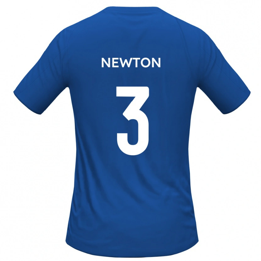 Danxen Donna Maglia Joe Newton #3 Azzurro Cielo Kit Gara Away 2025/26 Maglietta