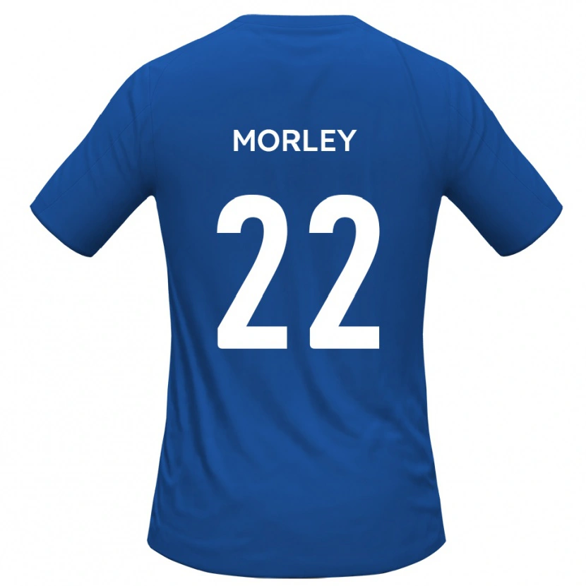 Danxen Donna Maglia Adam Morley #22 Azzurro Cielo Kit Gara Away 2025/26 Maglietta