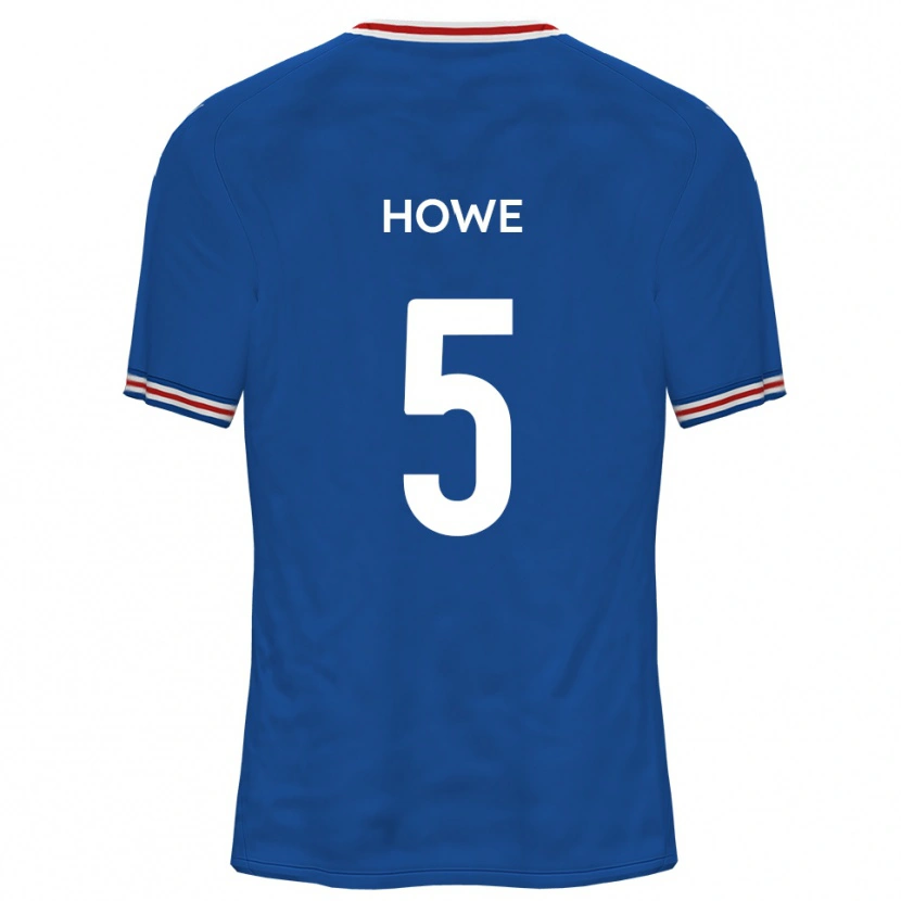 Danxen Donna Maglia Callum Howe #5 Blu Dodger Kit Gara Away 2025/26 Maglietta