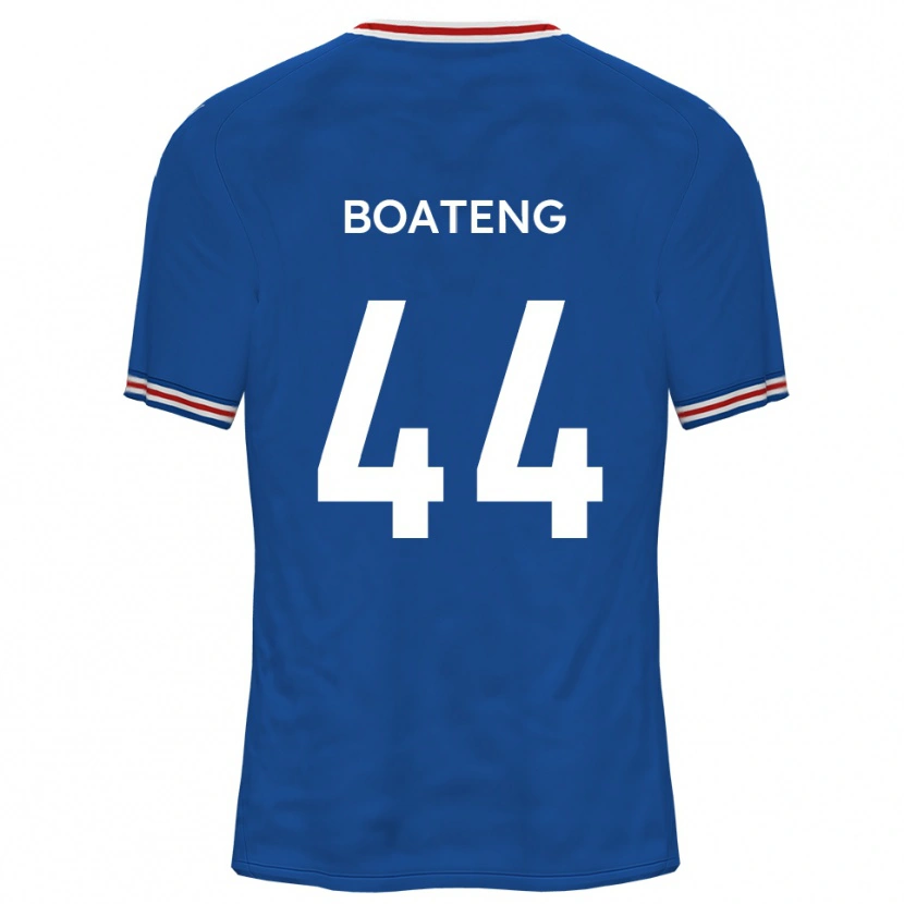 Danxen Donna Maglia Hiram Boateng #44 Blu Dodger Kit Gara Away 2025/26 Maglietta