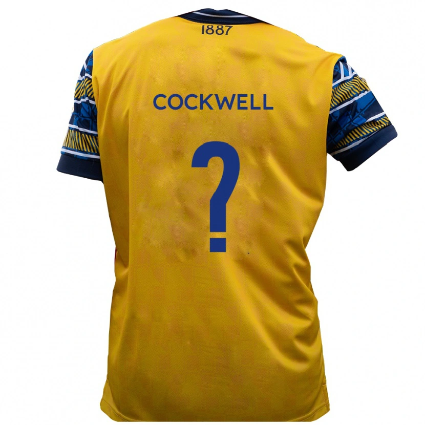Danxen Donna Maglia Sam Cockwell #0 Giallo Nero Kit Gara Away 2025/26 Maglietta