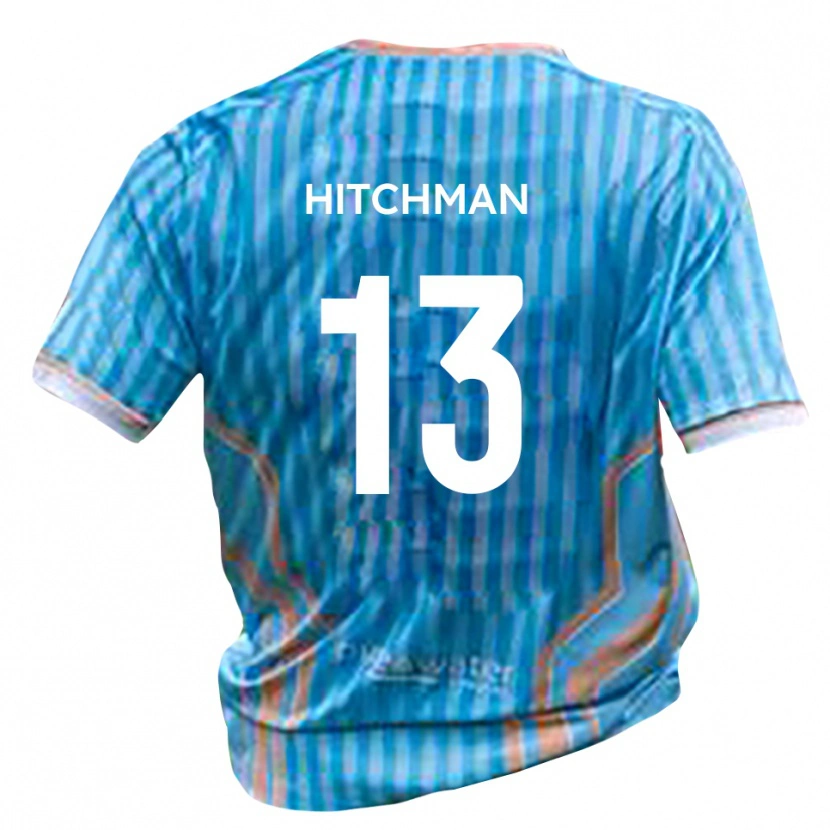 Danxen Donna Maglia Jack Hitchman #13 Nero Oro Kit Gara Away 2025/26 Maglietta