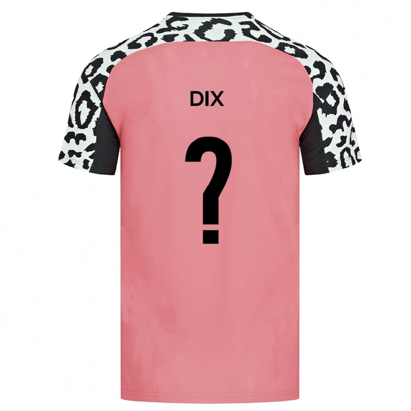 Danxen Donna Maglia Hannah Dix #0 Rosa Nero Kit Gara Away 2025/26 Maglietta