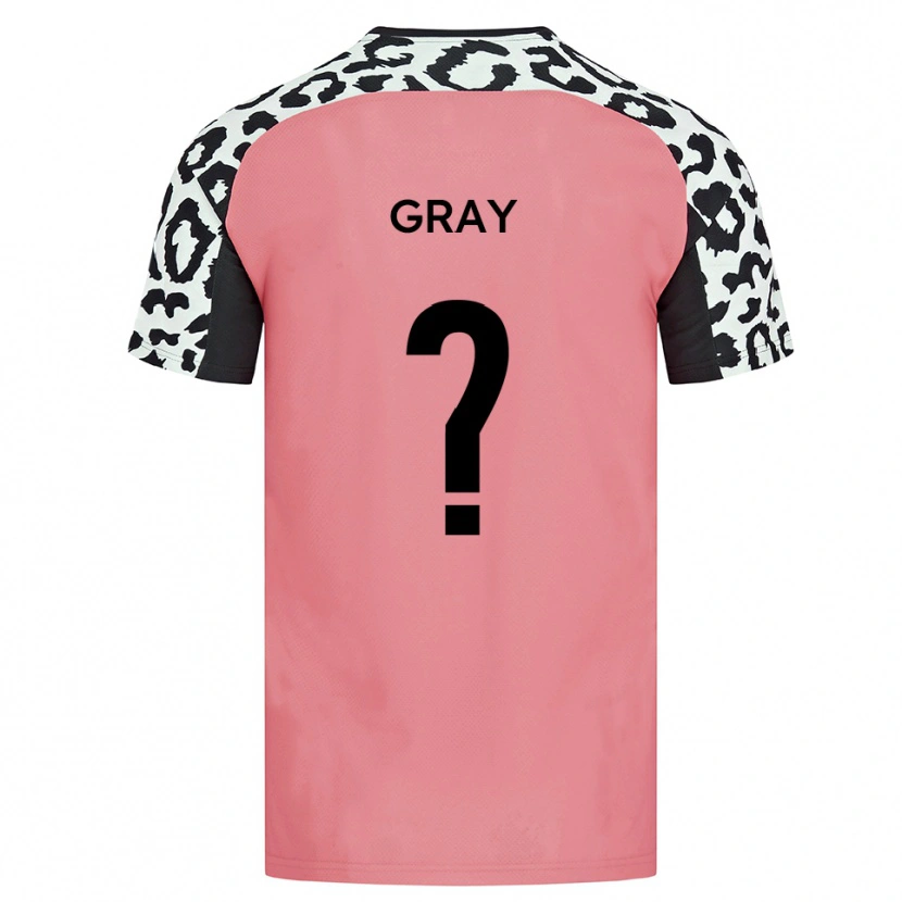 Danxen Donna Maglia Jen Gray #0 Rosa Nero Kit Gara Away 2025/26 Maglietta